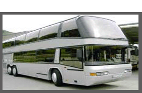 Luxury buses for airport transfers